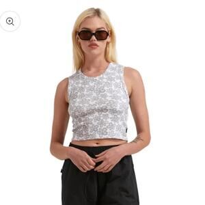 Afends Digital Daisy Recycled Rib Singlet